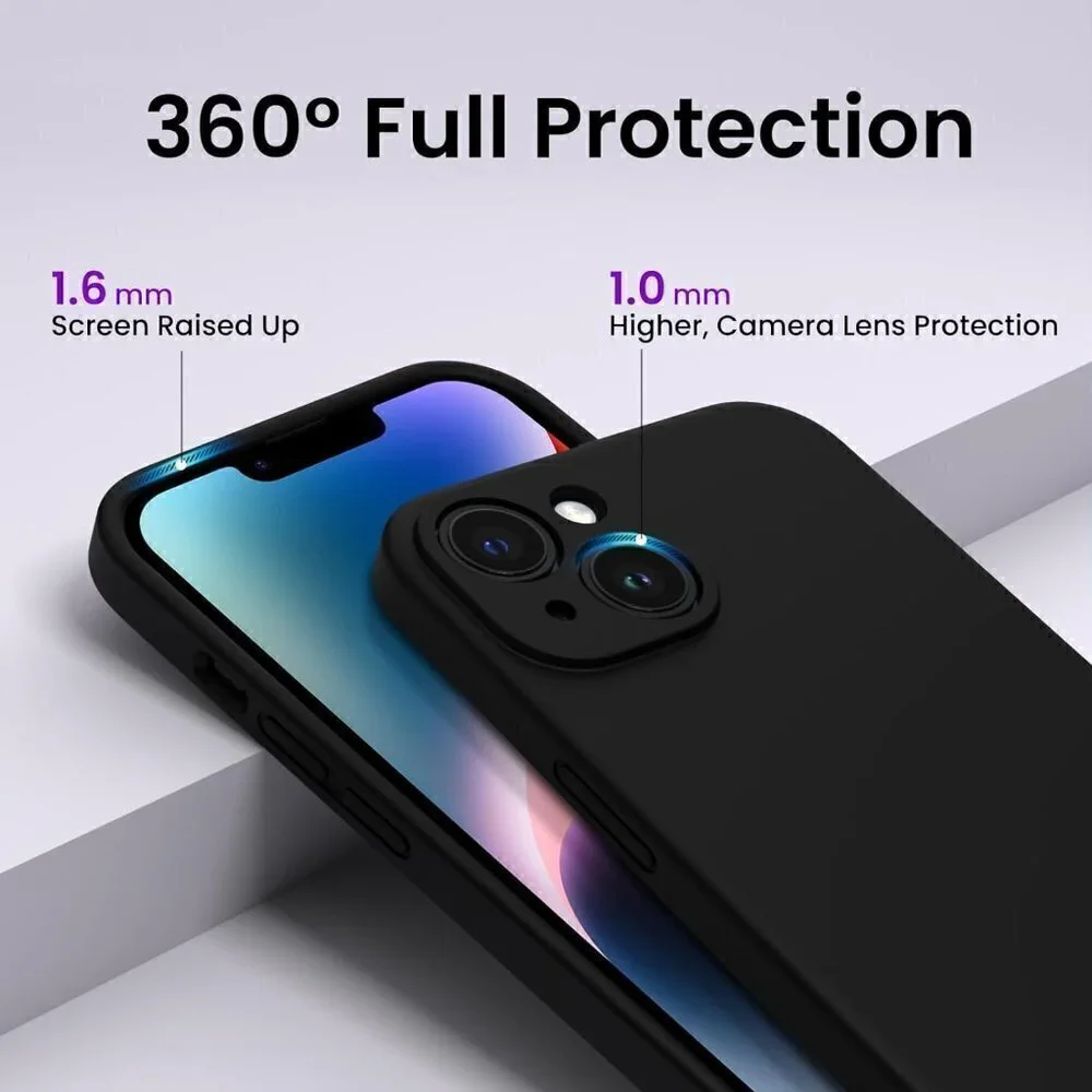 iPhone 14 Plus Case with Screen Protector [2 Pack] BLACK - SEALED